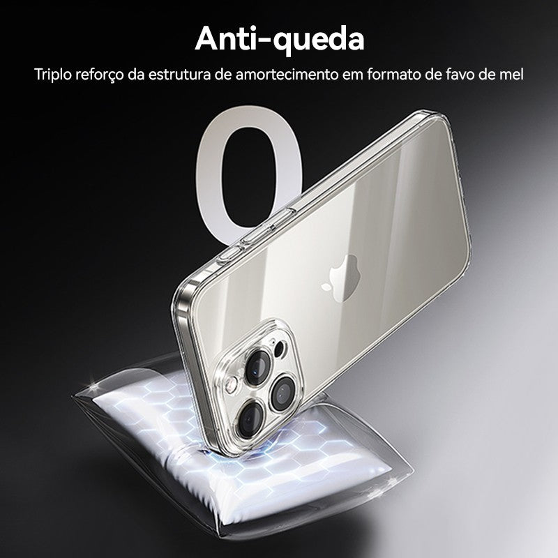 JOYROOM - Capa para Iphone do 15 ao 16 pro max - Cristal transparente