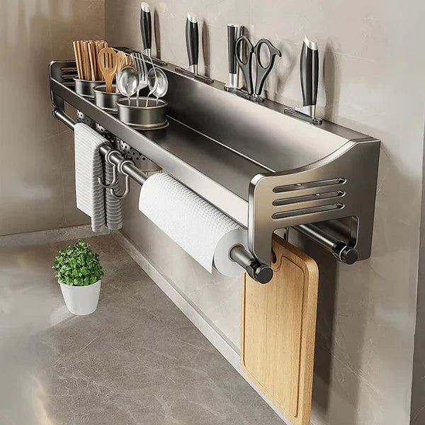 Rack Organizador de Utensílios Para Cozinha Multifuncional