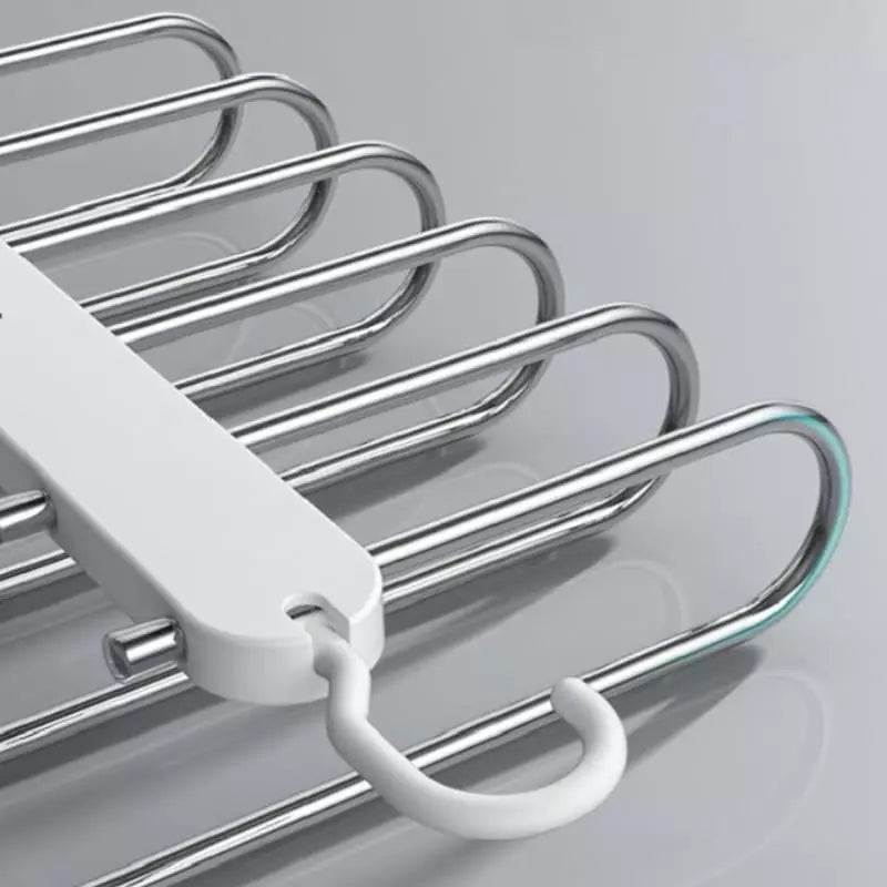 Cabide Organizador  para Calça Multifuncional 6 em 1
