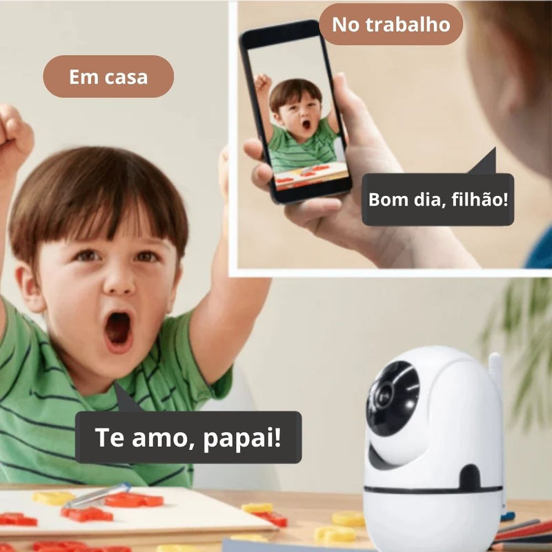 Babá Eletrônica Câmera WiFi Com Visão Noturna