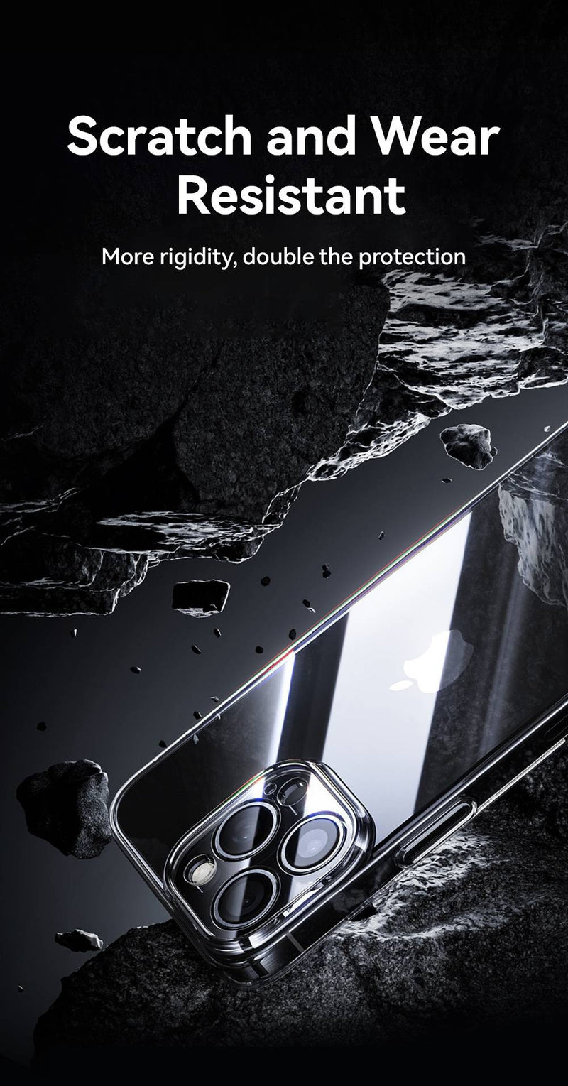 JOYROOM - Capa para Iphone do 15 ao 16 pro max - Cristal transparente