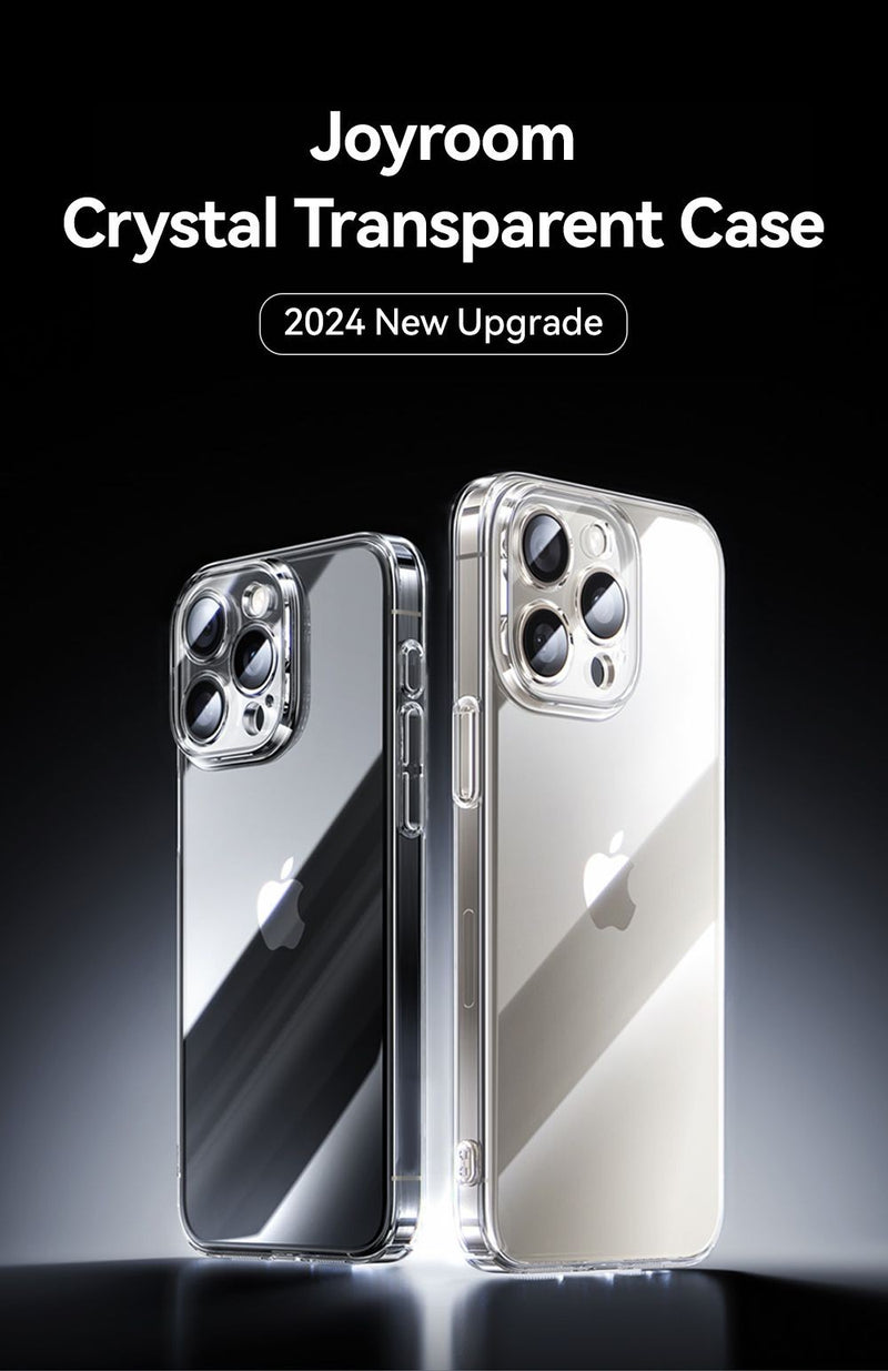 JOYROOM - Capa para Iphone do 15 ao 16 pro max - Cristal transparente